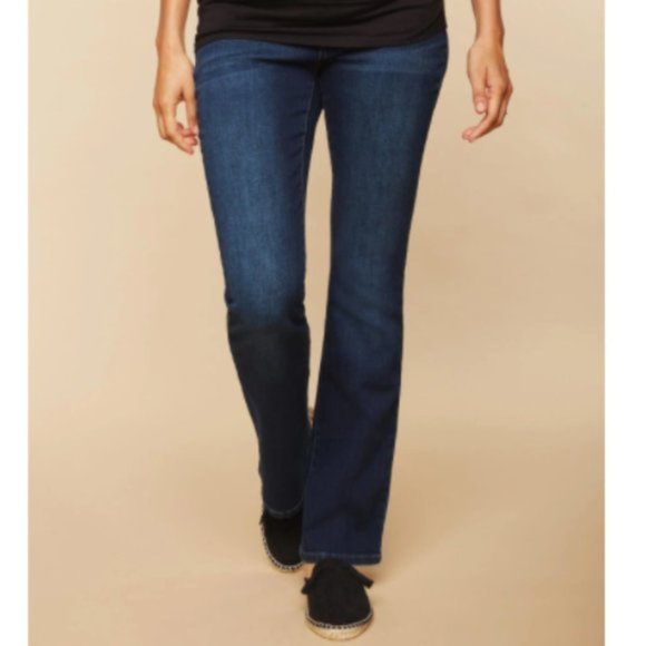 Motherhood Maternity Pants - Motherhood Maternity Indigo Blue Boot Cut Extra Small